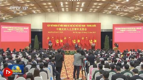 习近平同越共中央总书记阮富仲共同会见中越两国青年和友好人士代表