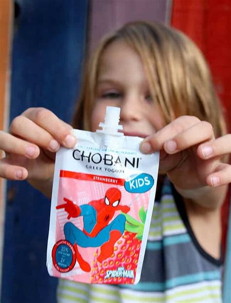 Chobani Kids Spiderman Greek Yogurt Popsicle Blog