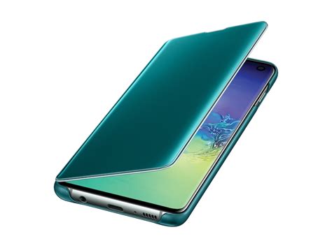 Galaxy S10 S View Flip Cover Green Mobile Accessories Ef Zg973cgegus Samsung Us