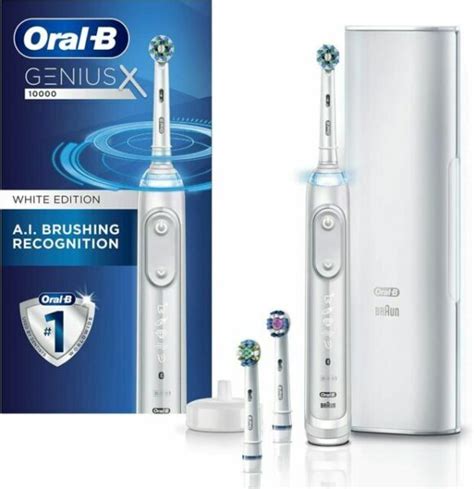 Oral B Genius X 10000 Rechargeable Electric Toothbrush With Artificial