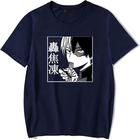 QJF My Hero Academia Camiseta Holgada De Manga Corta Camiseta Casual