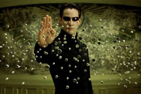 Keanu Reeves Owns The Coolest Prop From The Matrix Franchise Giant