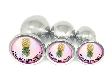 PLAYS WELL With OTHERS Upside Down Pineapple Anal Plug Butt Toy Swinger