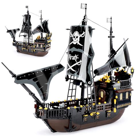 Mua Pirate Ship Black Hawk Building Blocks Ideas Building Toy For