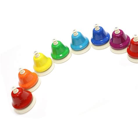 Kidsplay® 8 Note C Major Diatonic Desk Bell Set Rb109