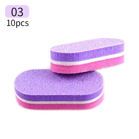 Pcs Mini Nail Sponge Files Buffer Block Buffing Sanding Nail