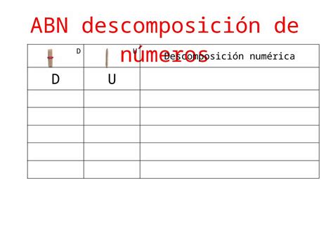 Docx Abn Descomposición De Numeros Hasta Decenas Plantilla Dokumentips