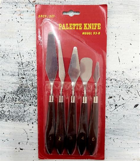 Palette Knife Set Of Five Claymotion