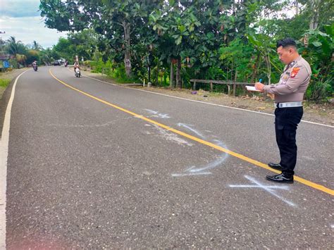 Laka Maut Pemotor Dihantam Avanza Yang Dibonceng Tewas Ditabrak