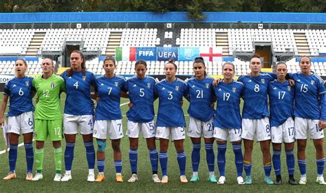 Nazionale Femminile Under Le Convocate Per Portogallo Italia L