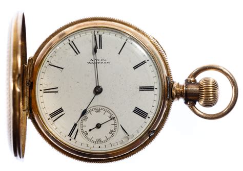 American Waltham Gold Filled Hunter Case Pocket Watch