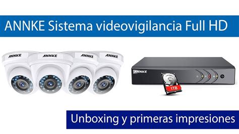 ANNKE Sistema De Videovigilancia 1080P Unboxing Y Primeras Impresiones