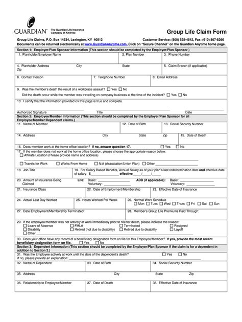 2017 2025 Form Guardian Gg42 Fill Online Printable Fillable Blank