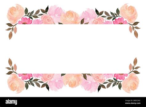 watercolor vintage floral background with copy space for text, mother ...