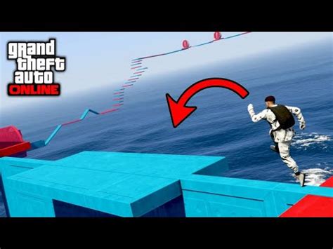 PARKOUR À PIEDS sur Gta5 Online YouTube