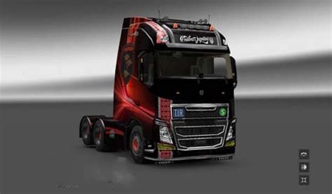 Volvo Fh Ohaha Ukrop Red Skin Farming Simulator Mods