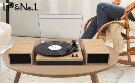 Lp No Wireless Vinyl Record Player With External Speakers Speed