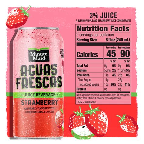 Minute Maid Aguas Frescas Strawberry 16oz Delivered In As Fast As 15