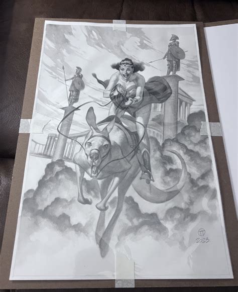 Wonder Woman 1 Cover C Julian Totino Tedesco Card Stock Variant In