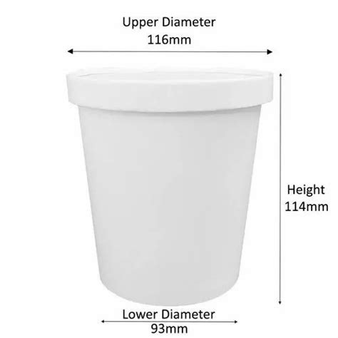 1000ml Standard Paper Container With Paper Lid At Rs 85piece Paper Containers In Mumbai Id