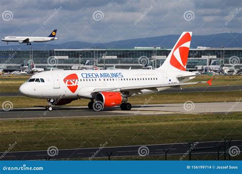 Csa Czech Airlines Airbus A Avi O De Passageiros Ok Neo Que Efetua