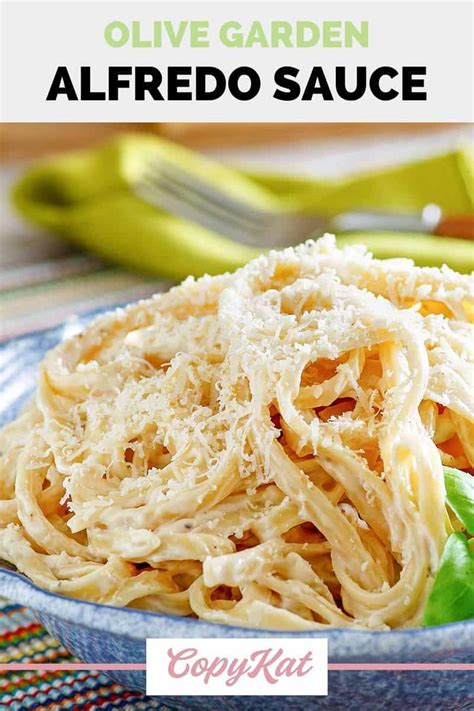 The Best Copycat Olive Garden Alfredo Sauce Recipe CopyKat Recipes