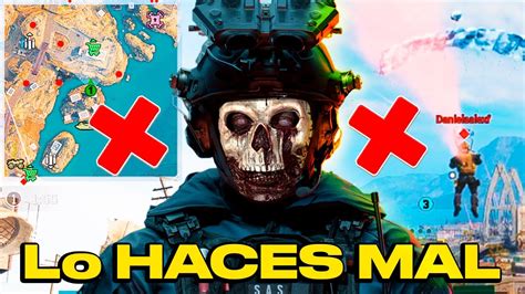 ESTÁS JUGANDO MAL WARZONE 10 COSAS QUE HACES MAL Como MEJORAR en