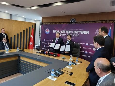 Trabzon Rayl Sistem Hatt In Devir Teslim T Reni Yap Ld Trabzon