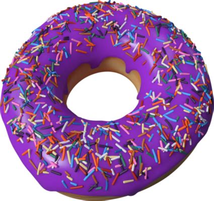 Purple Donut PNGs for Free Download