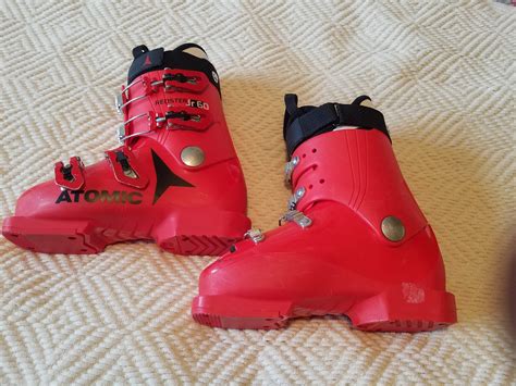 Kids Used Atomic Racing Redster Jr Ski Boots Sidelineswap