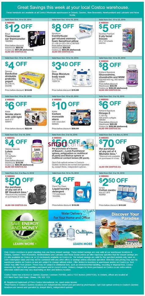 Costco Weekly Savings ON QC Atlantic Canada October 10 To 16