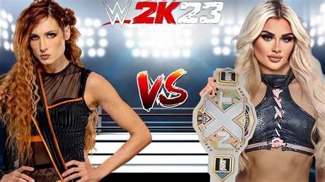 Wwe K The Man Becky Lynch Vs Tiffany Stratton On Wwe Nxy Youtube