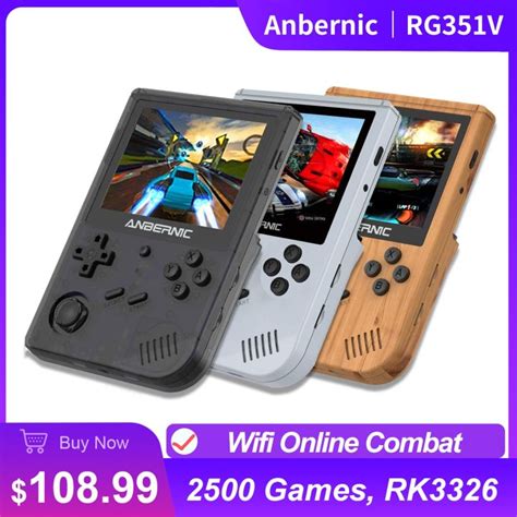 Rg351v Anbernic Handheld Game Player Retro Game Console Rk3326 Wifi