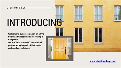 Ppt Upvc Doors And Windows Manufacturing Excellence In Bangalore