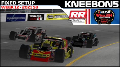 Whelen Tour Mods Richmond Raceway Iracing Enascar Youtube