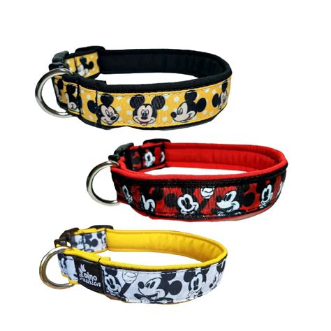 Dog Collar Mickey Mouse,dog Collar Mickey or Matching Lead Leash, Dog ...