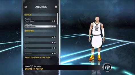 Nba K My Player Creation Youtube