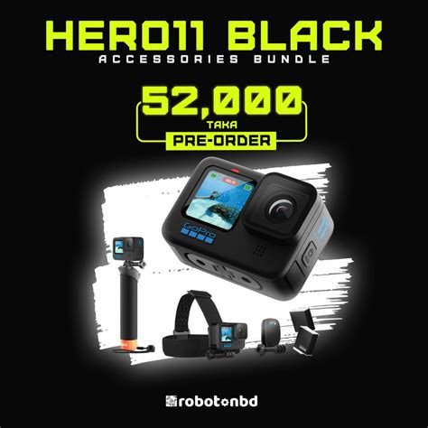 GoPro HERO11 + Accessories Bundle - Robotonbd