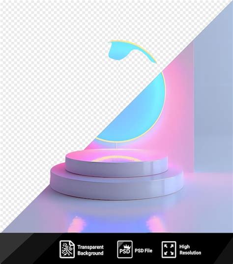 Premium Psd Psd Instagram Icon On A Podium Mockup Featuring A Round