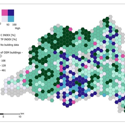 Bivariate Choropleth Map Of Piaseczno County Visualizations C Index And