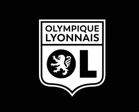 Olympique Lyonnais Club Logo Symbol White Ligue 1 Football French ...