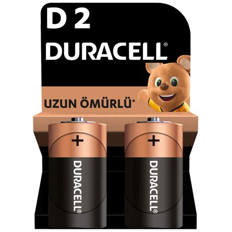 Duracell Alkalin D Pil 1 5v Lr20 Mn1300 2’li Paket