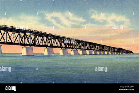 Bahia Honda Bridge. Key West. 1940 Stock Photo - Alamy