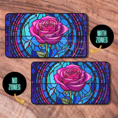 Lorcana Playmat With Zones Beauty And The Beast Themed Tcg Etsy Canada