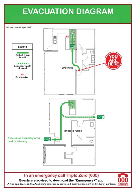 Evacuation Diagrams For The Short Term Rental Industry — Short Term Rental Solutions