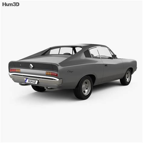 Chrysler Valiant Charger RT 1971 3D model - Download Sports car on 3DModels.org