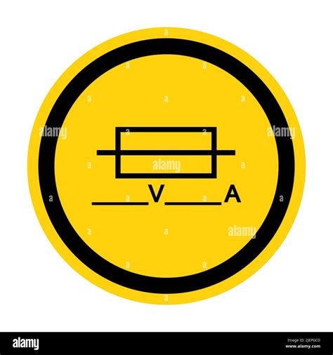 Fuse Writable Symbol Sign Isolate On White Backgroundvector