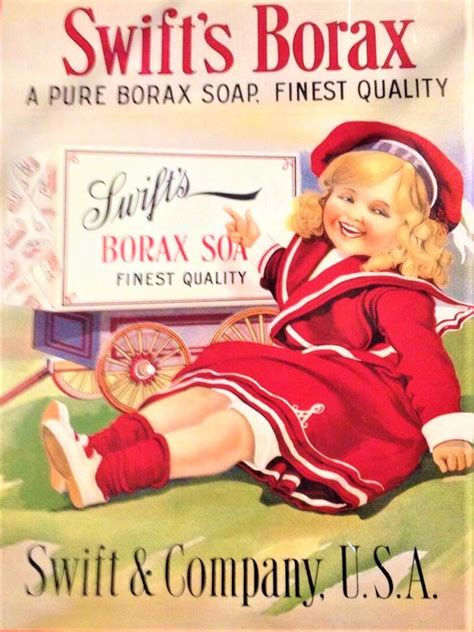 Solve Themes Vintage Ads Swift`s Borax Soap Jigsaw Puzzle Online With