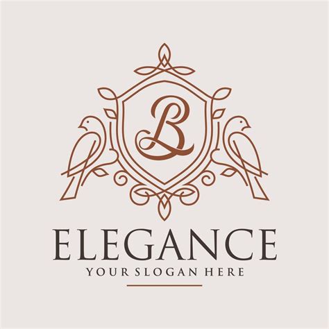 Luxury Logo Monogram Crest Template Design Vector Illustration Royal