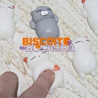 Squishy Kawaii Gato Em Tpr Aperto Brinquedo Sensorial Stress